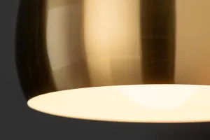 LuxD 21371 Dizajnová závesná lampa Giovani, 30 cm zlatá závesné svietidlo