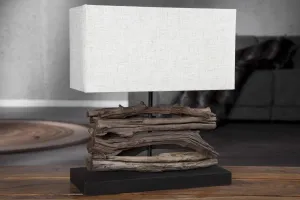 Stolová lampa BAMAKO Dekorhome Krémová