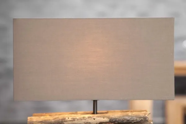 Stolová lampa BAMAKO Dekorhome Hnedá