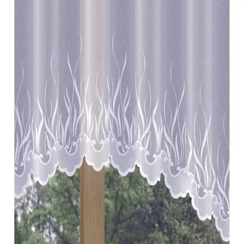 Hotová záclona alebo balkónový komplet, IGNIS, biela 180 x 250 cm