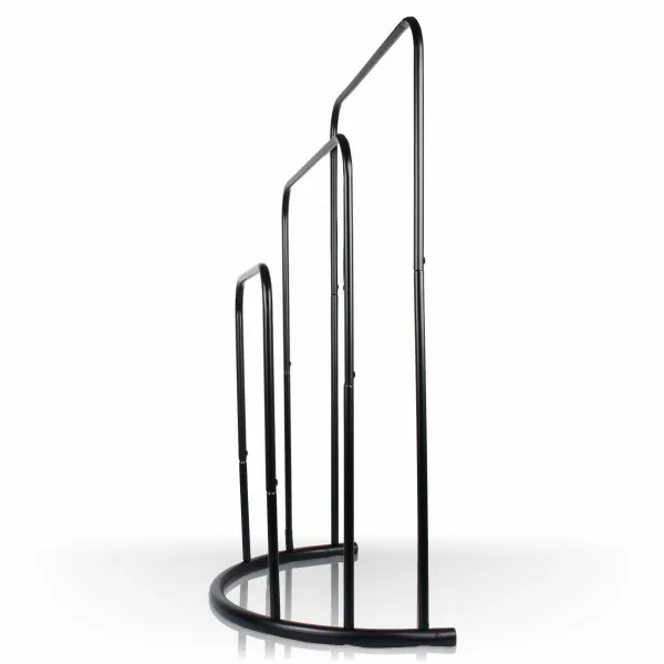 DekorStyle Stojan na uteráky Ginge čierny