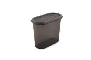 18 dielny set úložných dóz, plast, sivé