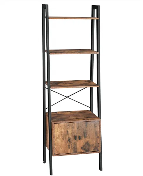 SONGMICS Regál 4 police skrinka industriálny 56x172 cm