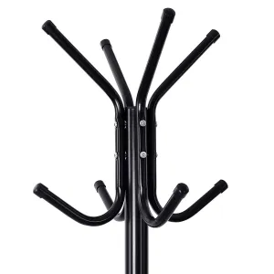 SONGMICS Štýlový kovový vešiak na kabáty 176 cm