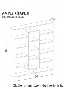 ASIR Knižnica AMPLE, biela