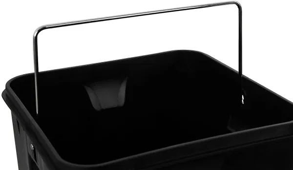 SONGMICS Nerezový odpadkový kôš 2 x 24 l