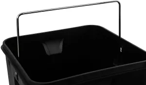 SONGMICS Nerezový odpadkový kôš 2 x 24 l