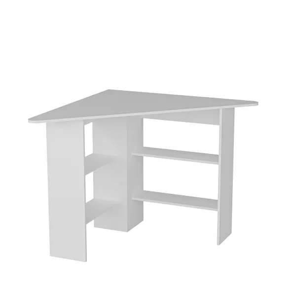Hanah Home Rohový písací stôl Cor biely