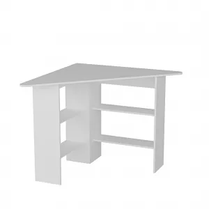 Hanah Home Rohový písací stôl Cor biely