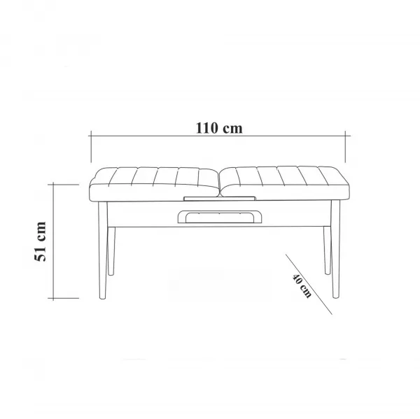 Hanah Home Jedálenský set Vina 5D orech/antracit