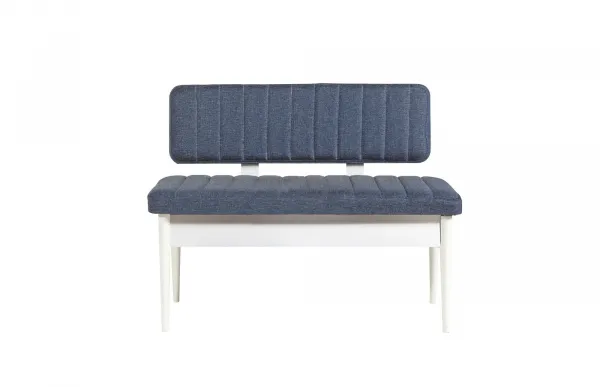 Hanah Home Jedálenský set Vina 5D biela/tmavo modrá