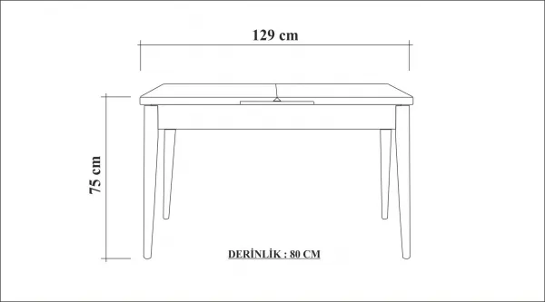 ASIR Jedálenský set VINA orech, béžová