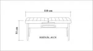 ASIR Jedálenský set VINA orech, béžová