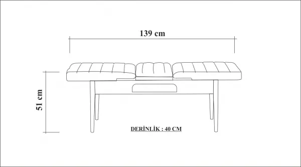 Hanah Home Jedálenský set Vina 4D orech/béžová