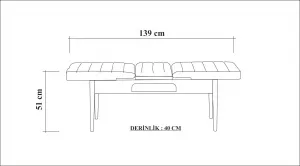 Hanah Home Jedálenský set Vina 4D orech/béžová