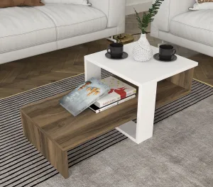 Hanah Home Konferenčný stolík Chain orech/biela