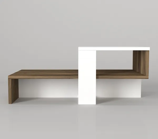 Hanah Home Konferenčný stolík Chain orech/biela