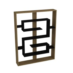 Hanah Home Knižnica Esteban čierna/dub