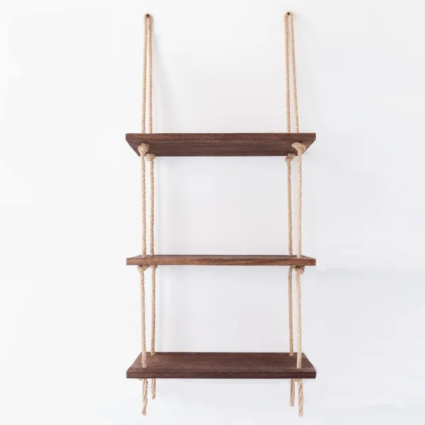 Hanah Home Nástenná polica Shelf orech