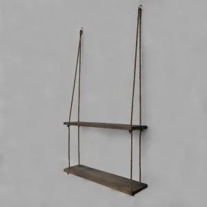 Hanah Home Nástenná polica Shelf I orech