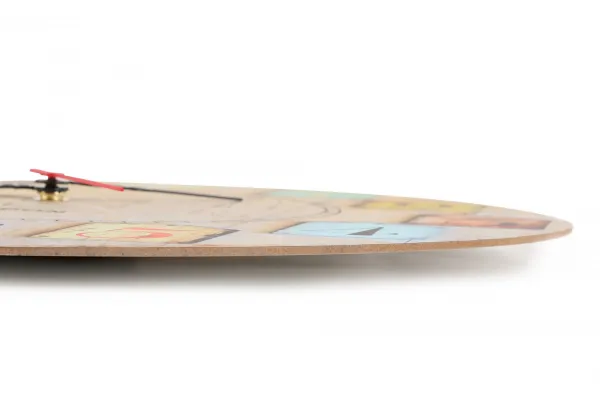 Hanah Home Nástenné hodiny Retro 40 cm viacfarebné
