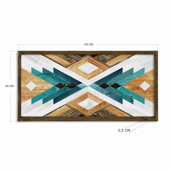 Hanah Home Obraz Framed 120x60 cm viacfarebný