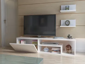 Hanah Home Obývacia stena Zeplin biela