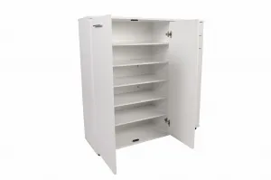 ASIR Skriňa na topánky DOORS 3+2, biela
