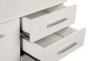 ASIR Skriňa na topánky DOORS 3+2, biela
