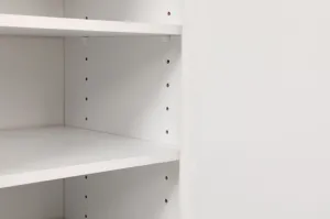 ASIR Skriňa na topánky DOORS 3+2, biela