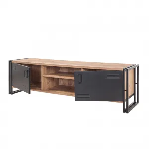 Hanah Home TV stolík Cosmo I borovica/čierna