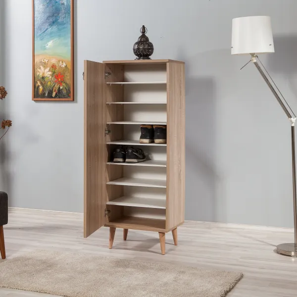 Hanah Home Botník Filinta Wood 50x135 cm dub sonoma