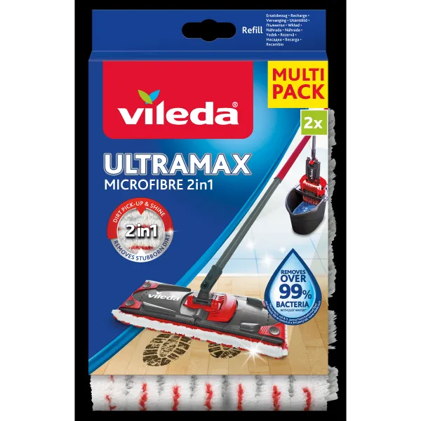 Vileda Ultramax Microfibre 2v1 náhrada 2ks