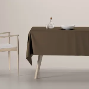 Dekoria Obrus na stôl obdĺžnikový, mocca, Cotton Panama, 702-02
