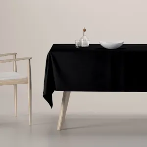 Dekoria Obrus na stôl obdĺžnikový, čierna, Crema, 179-11
