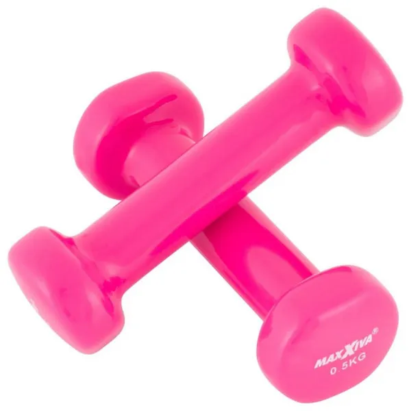 MAXXIVA 85022 sada vinylových činiek 2 x 0,5 kg, ružová