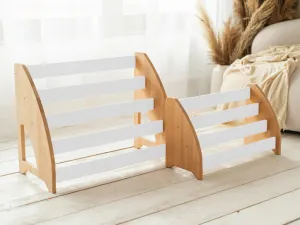 Montessori knižnica pre deti - Woodisio Vilma buk Farba: Prírodné drevo, Variant: Mini