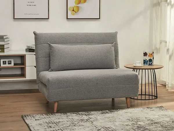 Signal Rozkladacie kreslo SPIKE VELVET | tmavosivá