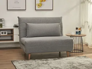 Signal Rozkladacie kreslo SPIKE VELVET | tmavosivá