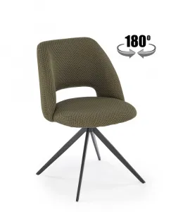 Otočné jedálenské kreslo K546 Halmar Šedá
