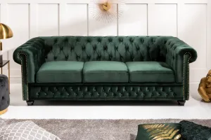 Chesterfield pohovka 3-miestna MIDAS Dekorhome