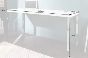 LuxD Písací stôl Office IV biely