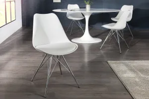 Jedálenská stolička 4 ks IKAROS Dekorhome Čierna