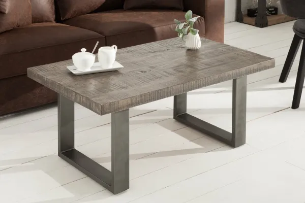 LuxD Konferenčný stolík Thunder II 100 cm mango