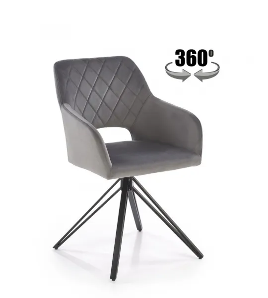 Otočné jedálenské kreslo K535 Halmar Zelená