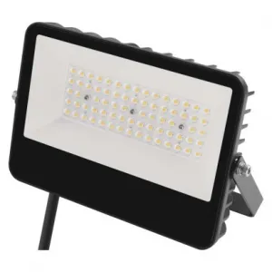 LED reflektor AVENO čierny, 48W neutrálna biela