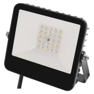 LED reflektor AVENO čierny, 20W neutrálna biela