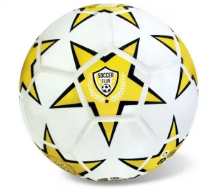 STAR TOYS - Futbalová lopta Soccer Club žltá veľkosť 5