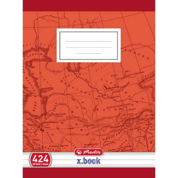 Herlitz školský zošit 424 A4 linajkový 70g/m2 1ks