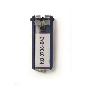 Prívesok na kľúče Menovky DURABLE key CLIP modré 6ks DU195707